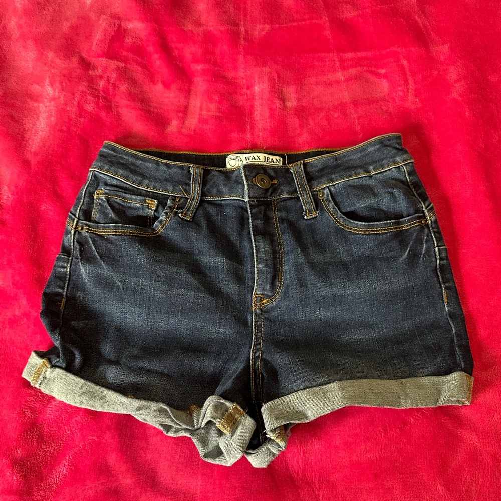 Wax Jean Shorts